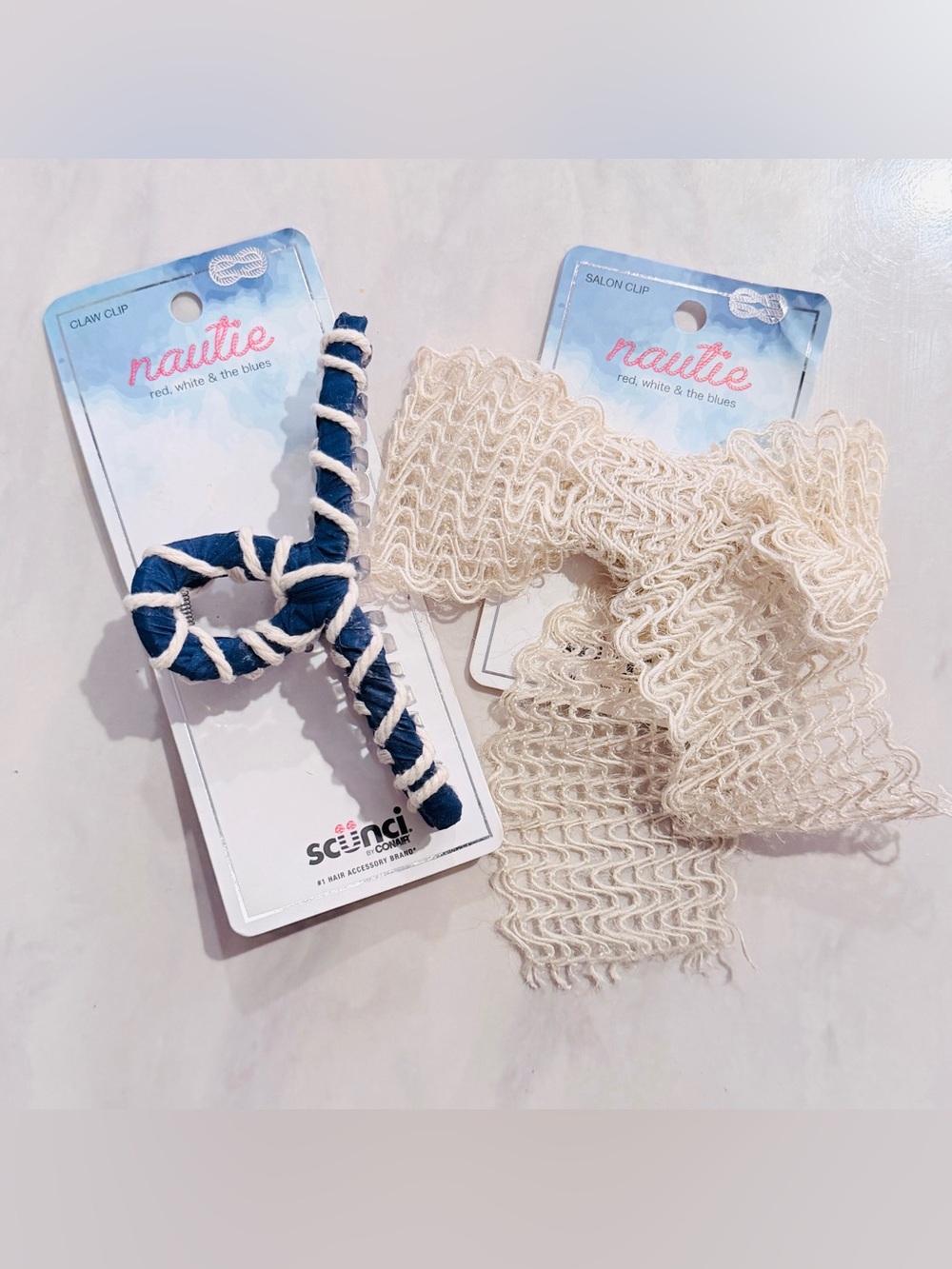 Scunci x Conair Nautie Red, White & the Blues Nautical Hair Accessories